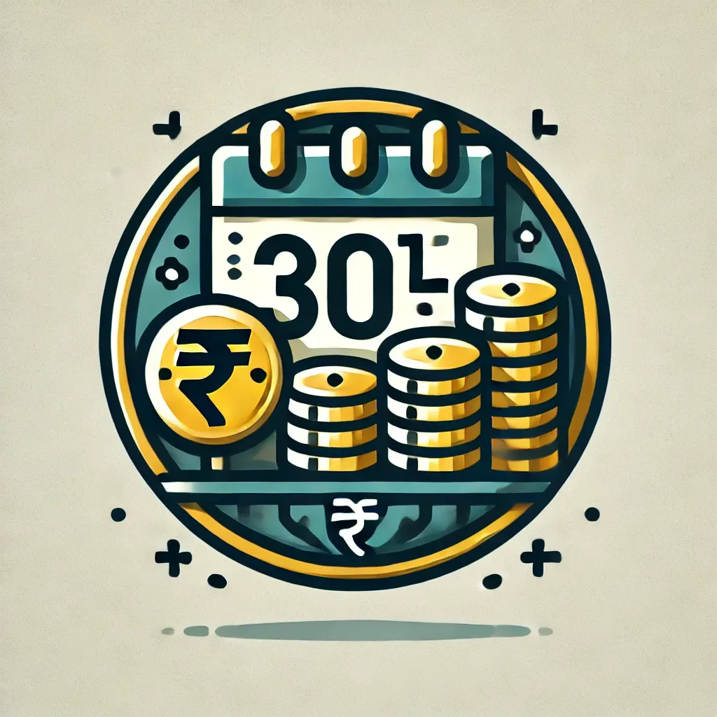 30 Lakh Fixed Deposit Interest Per Month icon